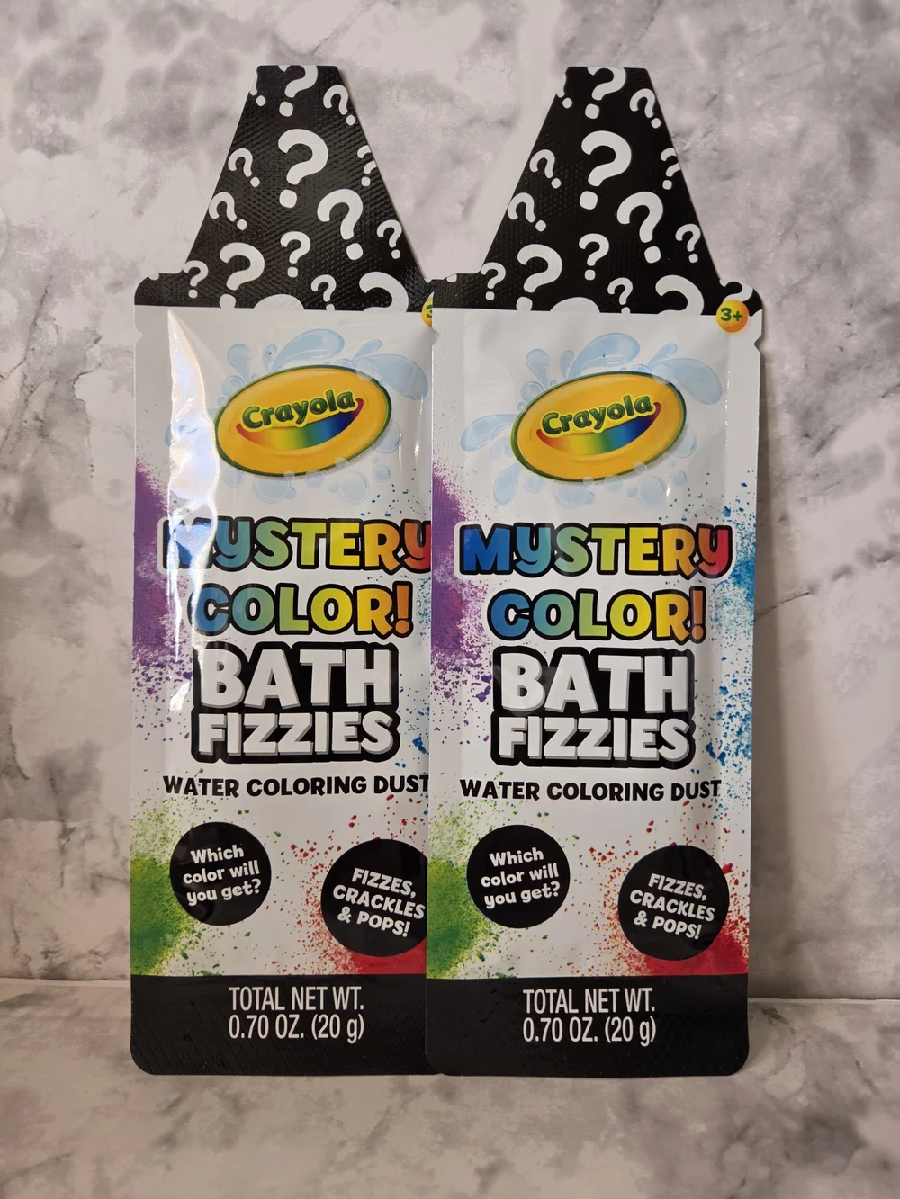 Crayola Kids Bathtub Finger Paint, Body Wash & Bath Fizzers - Neon Colors